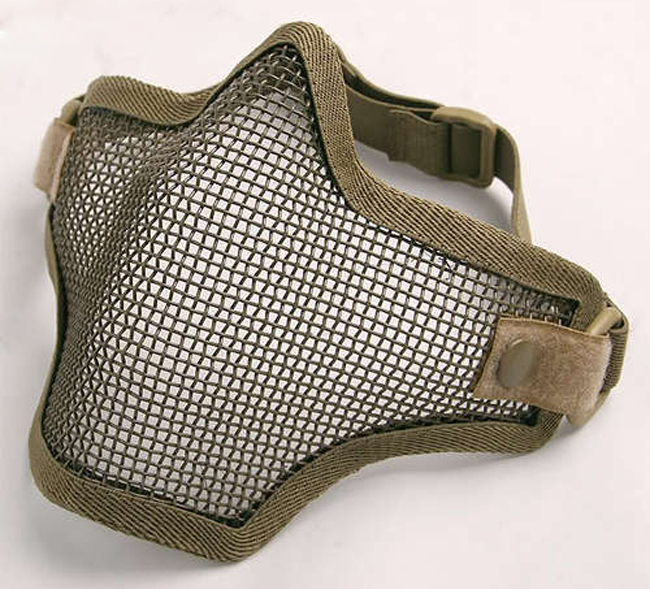 TMC Strike Steel Half Face Mask-Khaki G36